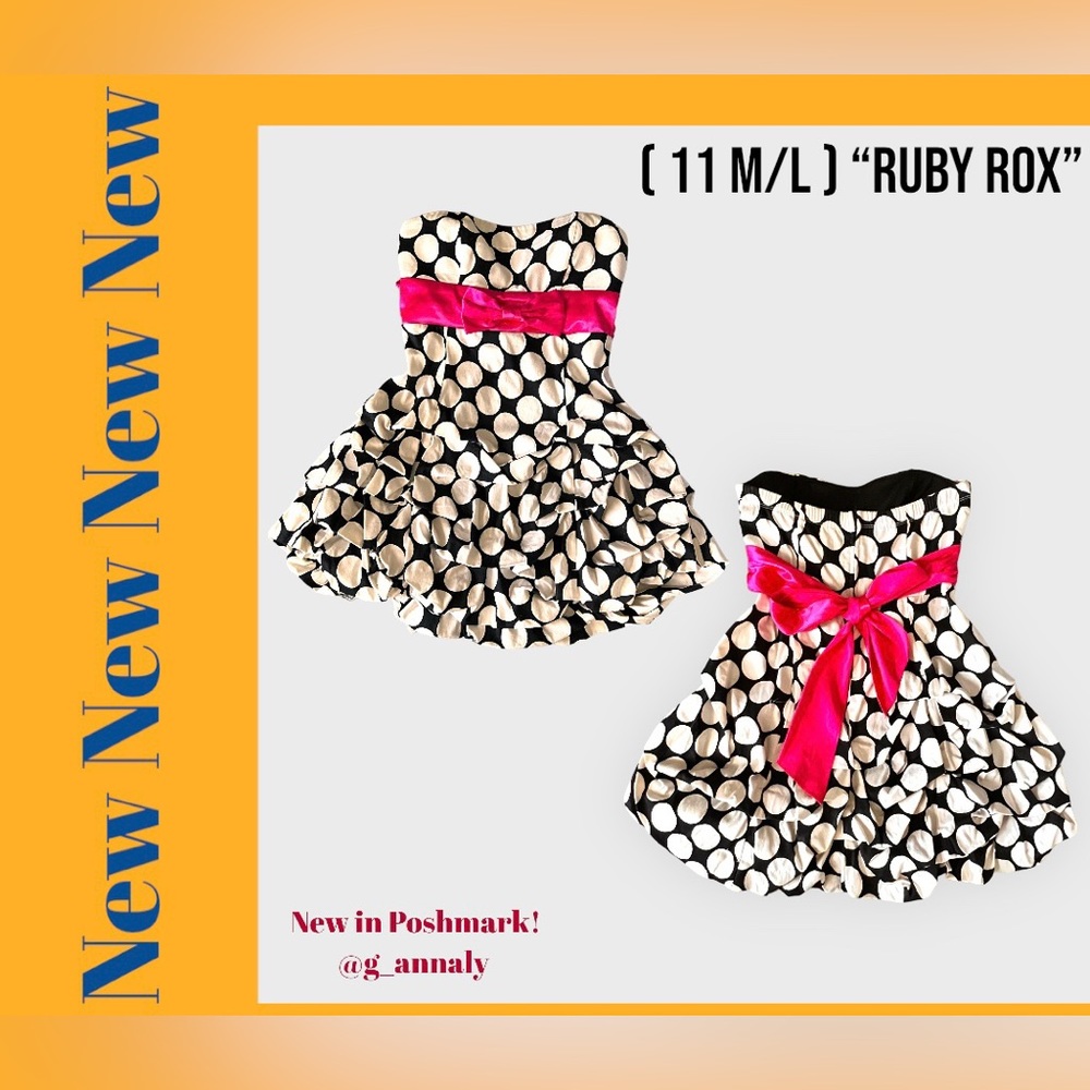 (M/L) Polka-Dot Dress